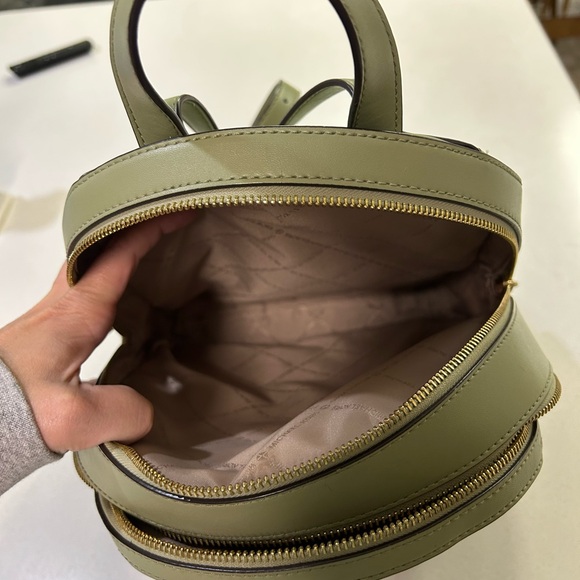 Michael Kors Sage Green Backpack and Wallet - Picture 4 of 13